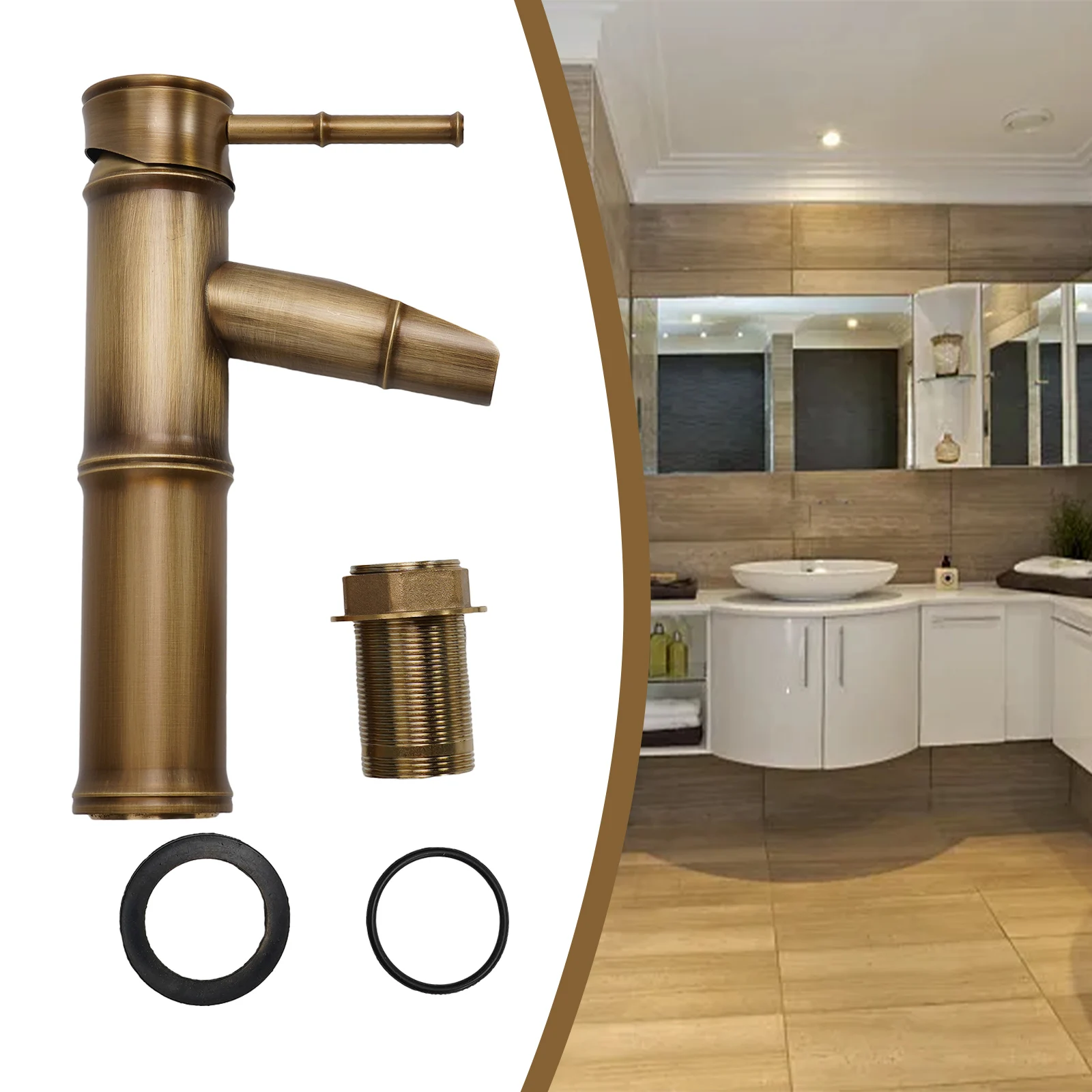 Bathroom Basin Faucet Anti-corrosion Antique Brass Brown Rust-free Single Handle Sink Faucet Hot And Cold Water
Bathroom Basin Faucet Anti-corrosion Antique Brass Brown Rust-free Single Handle Sink Faucet Hot And Cold Water