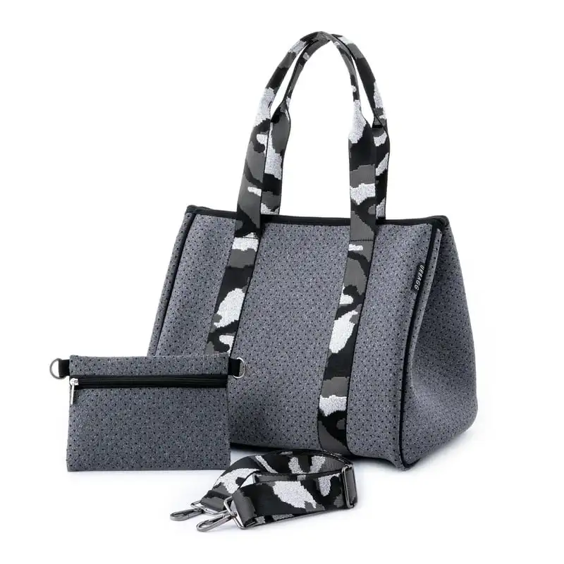 Tote Bag with Zipper Travel Gym and Beach Tote Bag for Women Everyday Handbag, Makeup Pouch and Camo Strap
Tote Bag with Zipper Travel Gym and Beach Tote Bag for Women Everyday Handbag, Makeup Pouch and Camo Strap
