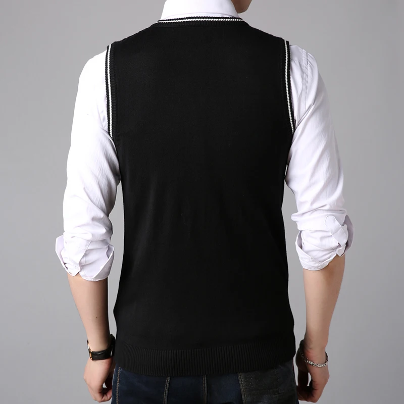 2023 Men Sweater New Sweater Men Clothes Knitwear Classic Sweaters Winter Mens Vest Slim For Autumn Sleeveless V-neck
2023 Men Sweater New Sweater Men Clothes Knitwear Classic Sweaters Winter Mens Vest Slim For Autumn Sleeveless V-neck