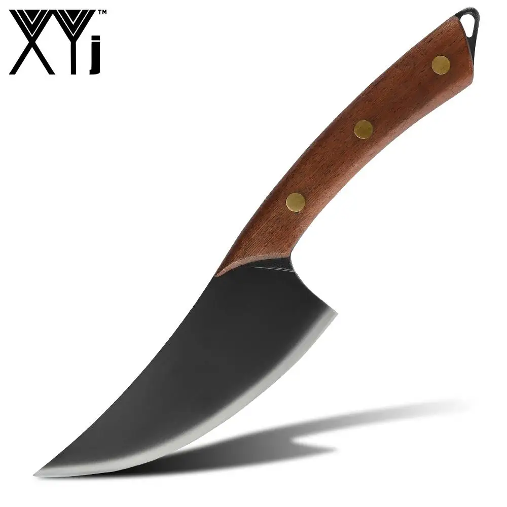 Нож XYj из сербской стали для обрезки костей, кухонный резец черного цвета с деревянной ручкой, 5 дюймов
Нож XYj из сербской стали для обрезки костей, кухонный резец черного цвета с деревянной ручкой, 5 дюймов
