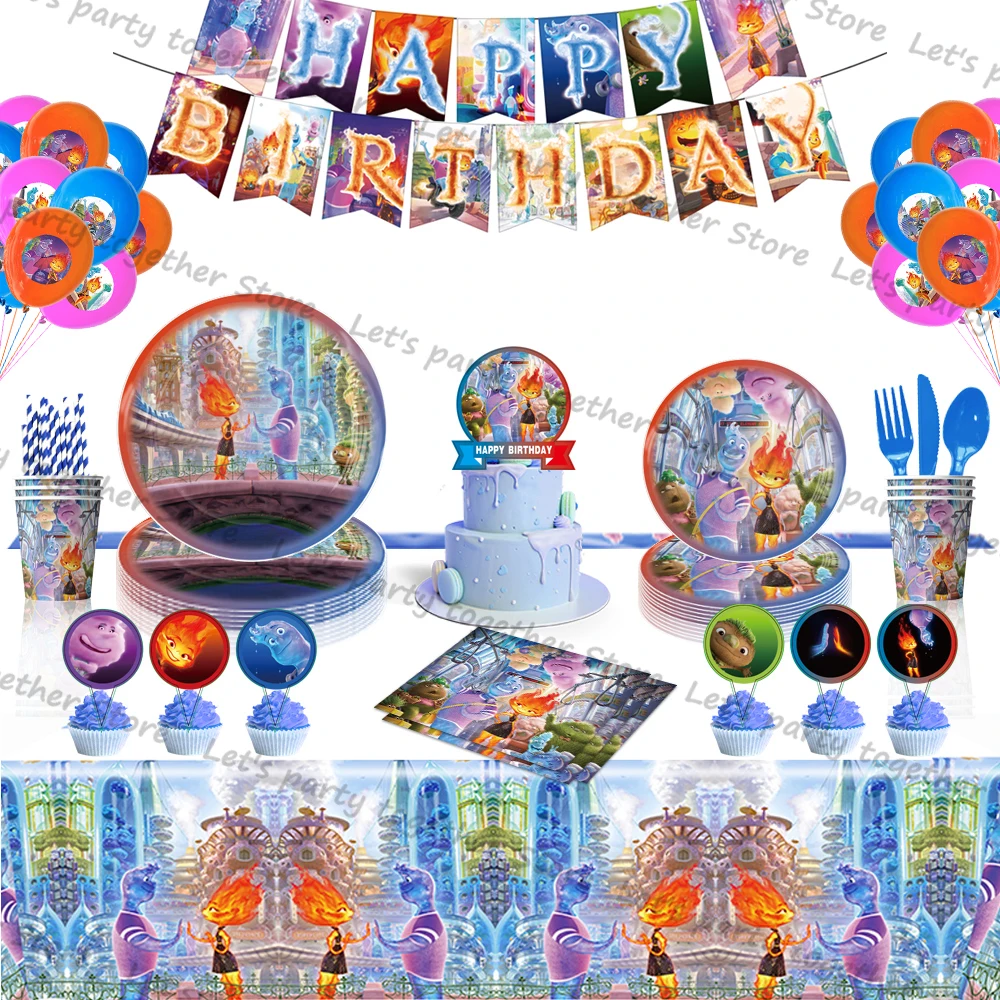 Elemental Disney Children Birthday Party Favors Supplies DIY Tableware Cup Cute Cartoon Characters Baby Shower Party Decoration
Elemental Disney Children Birthday Party Favors Supplies DIY Tableware Cup Cute Cartoon Characters Baby Shower Party Decoration