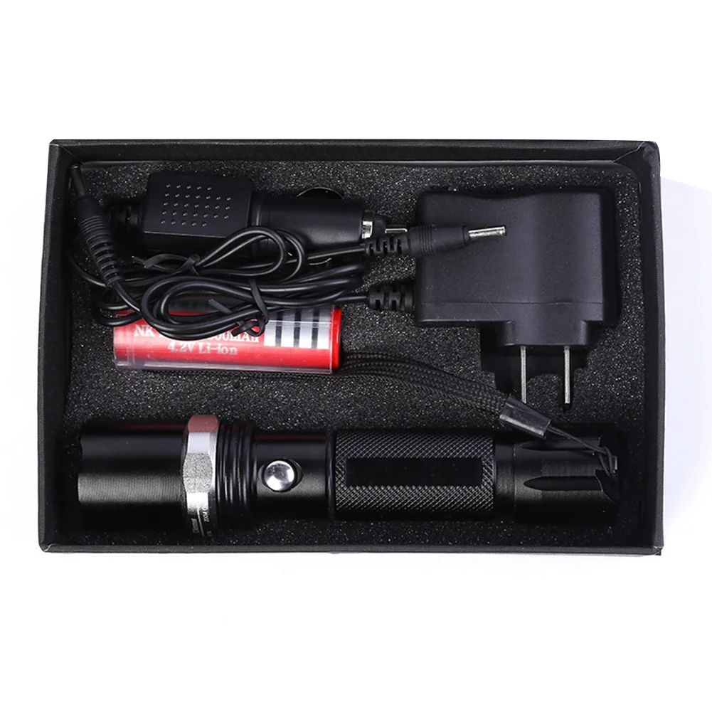 Brand New Flashlight Suit Light 3.7-4.2V Aluminum Alloy Hot Sale LED Lamp Multi-mode Rechargeable Strong Light
Brand New Flashlight Suit Light 3.7-4.2V Aluminum Alloy Hot Sale LED Lamp Multi-mode Rechargeable Strong Light
