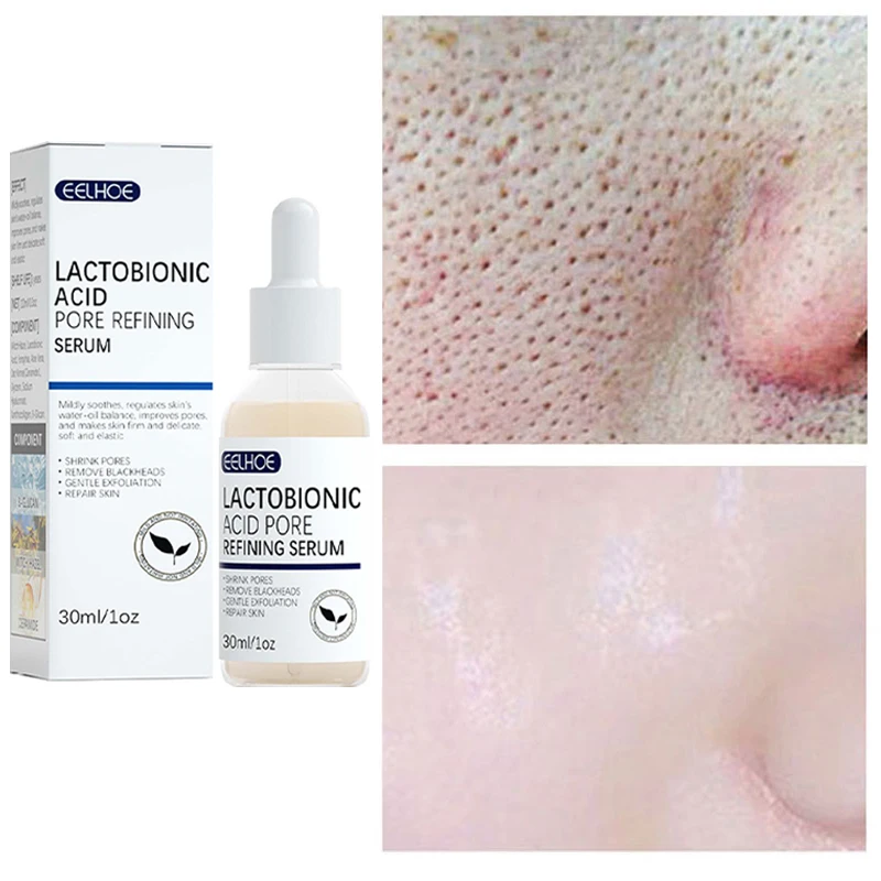 Lactobionic Acid Hyaluronic Acid Pore Shrink Face Serum Moisturizing Nourish Smooth Pores Repair Essence Firm Korean Cosmetics
Lactobionic Acid Hyaluronic Acid Pore Shrink Face Serum Moisturizing Nourish Smooth Pores Repair Essence Firm Korean Cosmetics