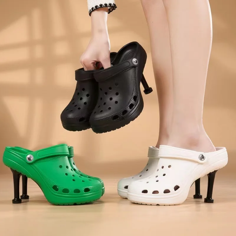 2022 Women Sandals Summer Hole Hole Slippers Sexy Heel Slippers Sandal Shoes Woman Thin High Heels Sandal Lady Pump Heels Woman
2022 Women Sandals Summer Hole Hole Slippers Sexy Heel Slippers Sandal Shoes Woman Thin High Heels Sandal Lady Pump Heels Woman