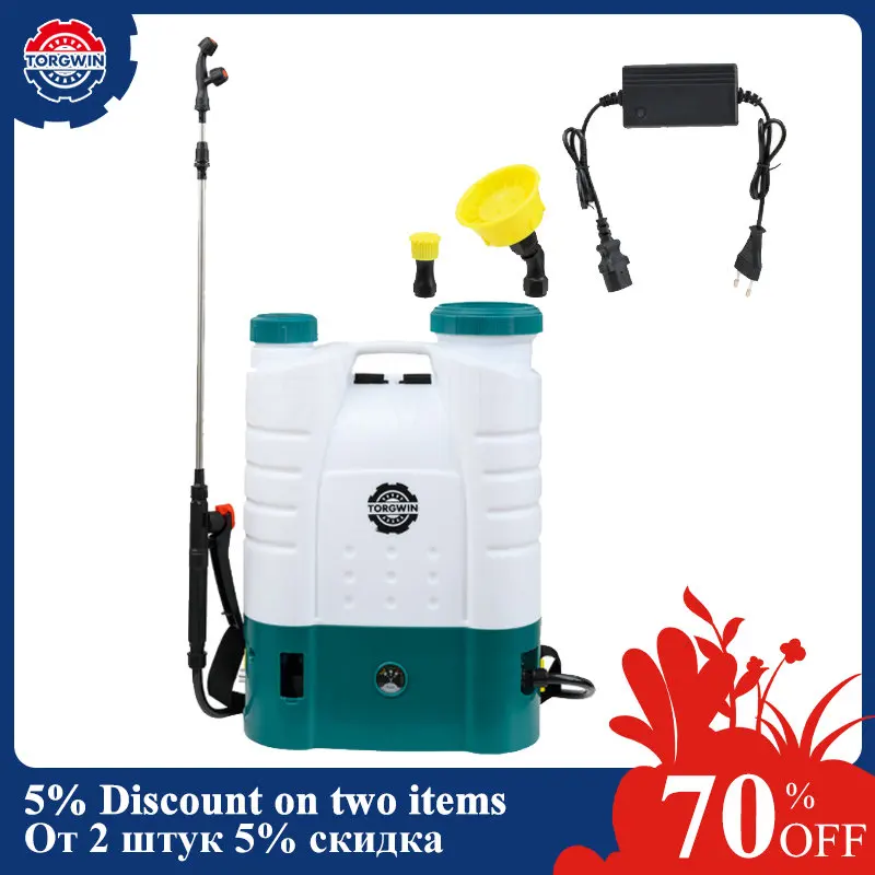 16L Agricultural Electric Sprayer 12V 8Ah Acid battery Rechargeable High Pressure Atomizing Sprayer Garden Irrigation Sprayer
16L Agricultural Electric Sprayer 12V 8Ah Acid battery Rechargeable High Pressure Atomizing Sprayer Garden Irrigation Sprayer