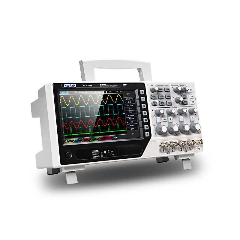 Hantek DSO4104B Digital Storage Oscilloscope 100mhz 4channels 1gsa/s 7'' Tft LCD Portable Osciloscopio Portatil Electrical Tools
Hantek DSO4104B Digital Storage Oscilloscope 100mhz 4channels 1gsa/s 7'' Tft LCD Portable Osciloscopio Portatil Electrical Tools