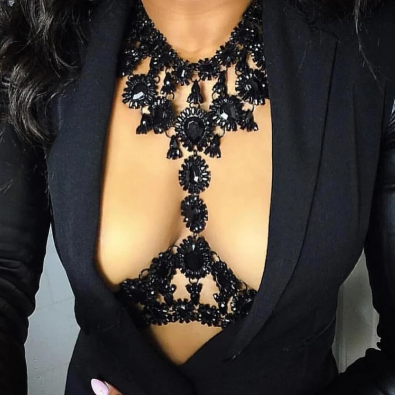 Best Lady Vintage Crystal Maxi Large Long Body Chain Necklace for Women Layer Punk Sexy Party Statement Rhinestone Body Jewelry
Best Lady Vintage Crystal Maxi Large Long Body Chain Necklace for Women Layer Punk Sexy Party Statement Rhinestone Body Jewelry