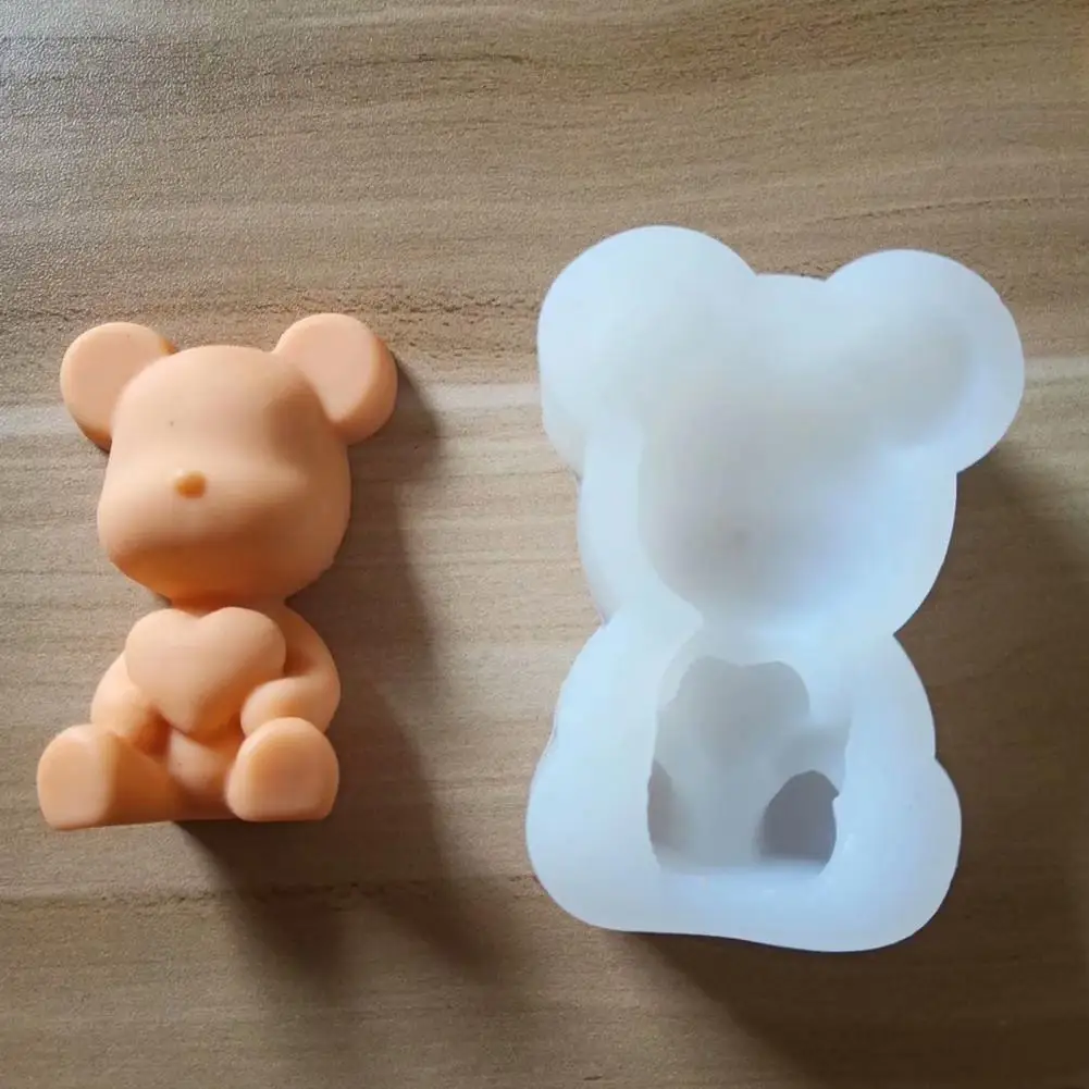 Chocolate Mold Safe No Residue Non-stick Silicone Bear Heart LOVE pattern Baking Mould for Valentine's Day
Chocolate Mold Safe No Residue Non-stick Silicone Bear Heart LOVE pattern Baking Mould for Valentine's Day
