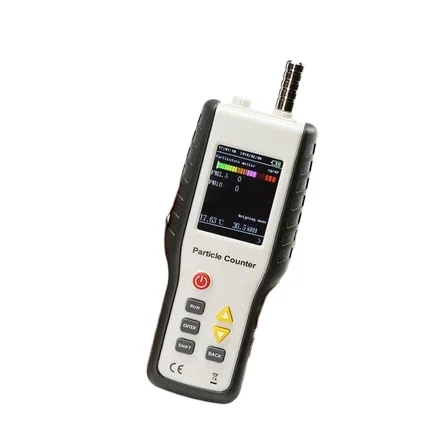 

Six-channel particle size 0.3, 0.5, 1.0, PM2.5 PM10 Detector Dust Particle Counter Free Workshop Air Quality Particulate Monitor