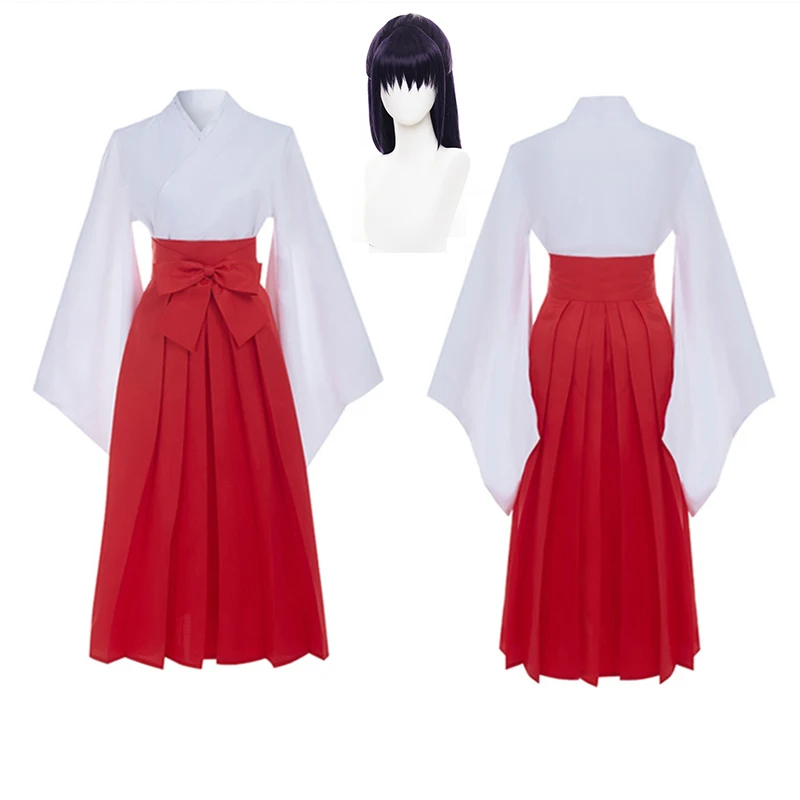 Anime Jujutsu Kaisen Iori Utahime Cosplay Costume Adult Women Outfits Kimono Batwing coat Top Red Skirt Bow Wig Halloween Set
Anime Jujutsu Kaisen Iori Utahime Cosplay Costume Adult Women Outfits Kimono Batwing coat Top Red Skirt Bow Wig Halloween Set