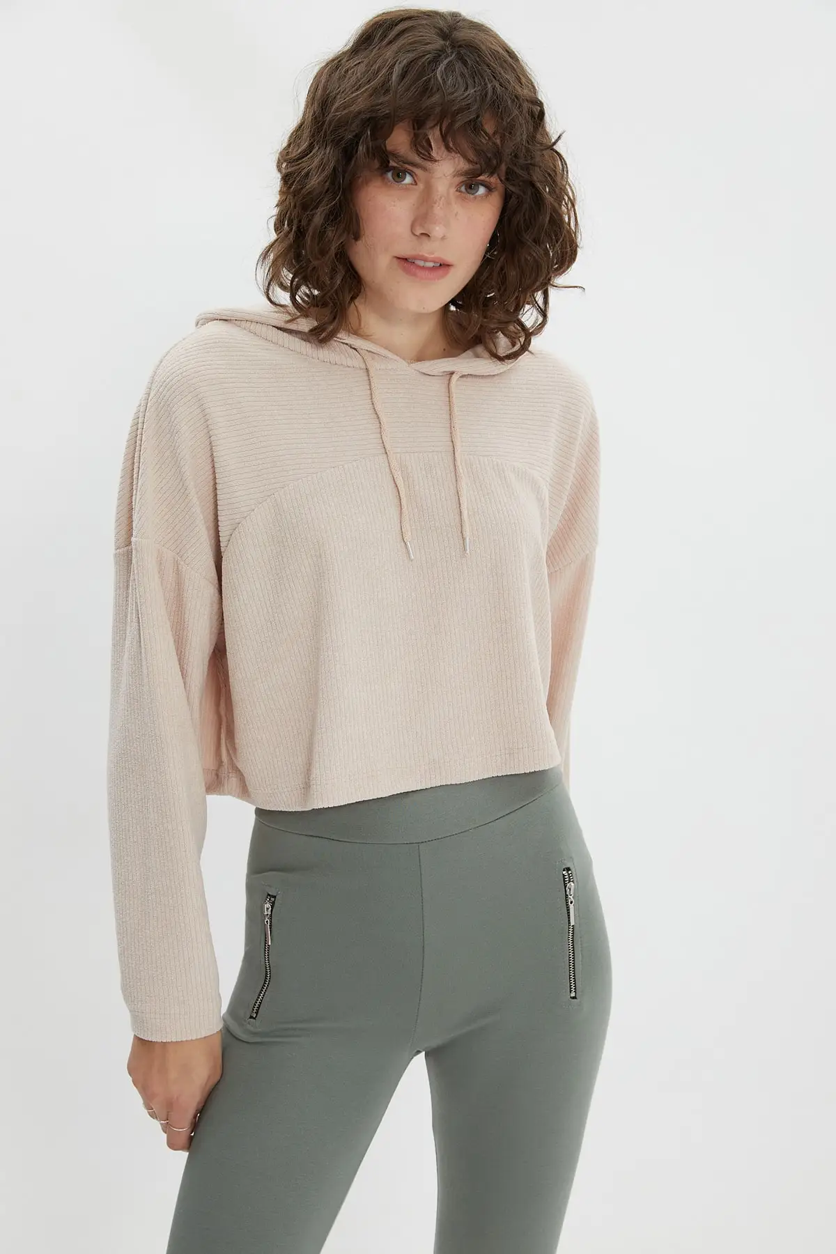 Women's Sweatshirt Beige sportswear Look Hooded Basic Knitted Hoodies Fashion All Season New Pullovers Fleece
Women's Sweatshirt Beige sportswear Look Hooded Basic Knitted Hoodies Fashion All Season New Pullovers Fleece