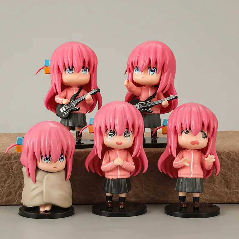 5pcs/set Anime Figure Bocchi The Rock Kawaii Musical Girls Action Figures Guitar Figurines Desk Decoration PVC Model Toys Gifts
5pcs/set Anime Figure Bocchi The Rock Kawaii Musical Girls Action Figures Guitar Figurines Desk Decoration PVC Model Toys Gifts