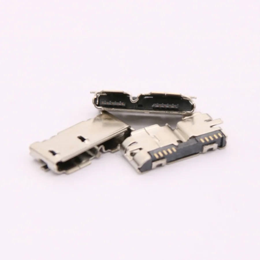 

10pcs Micro USB jack Socket connector 3.0 10P female SMT type For Samsung Note3 N900 N9002 N9006 N9005 N9008 N9009 SM-N9009