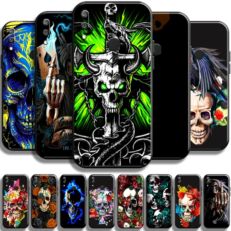 Death Skull Flower For Huawei Y7 Y6 2019 Y6P Y7P 2020 Y7S Phone Case Cases Cover Shockproof TPU Carcasa Liquid Silicon Back
Death Skull Flower For Huawei Y7 Y6 2019 Y6P Y7P 2020 Y7S Phone Case Cases Cover Shockproof TPU Carcasa Liquid Silicon Back