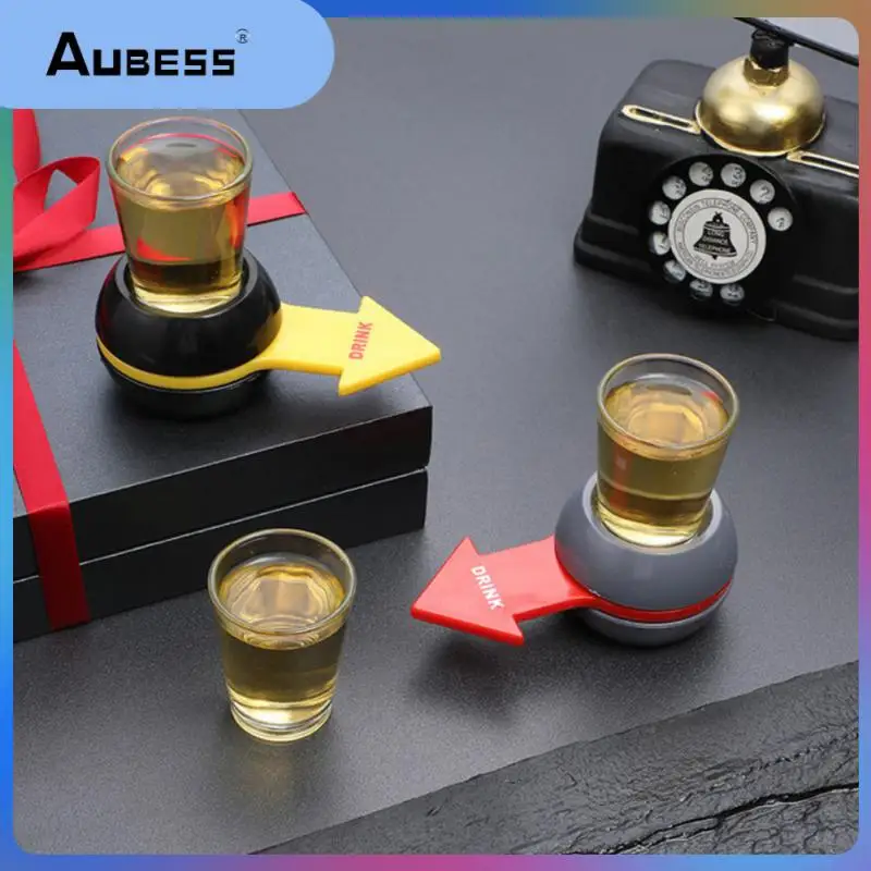 

Party Game Rotatable Arrow Open Beer Drink Tool Drinking Game Shot Spinner Beer Wine Board Game Glass Cup Kit Spin Arrow Pointer