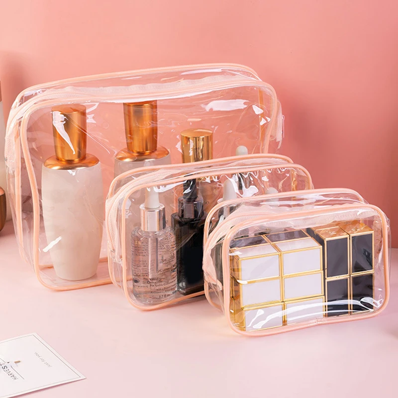 1PCS Travel Organizer Clear Makeup Bag Women Beauty Toiletry Kit Wash Pouch Transparent PVC Small Large Cosmetic Wash Zipper Bag
1PCS Travel Organizer Clear Makeup Bag Women Beauty Toiletry Kit Wash Pouch Transparent PVC Small Large Cosmetic Wash Zipper Bag