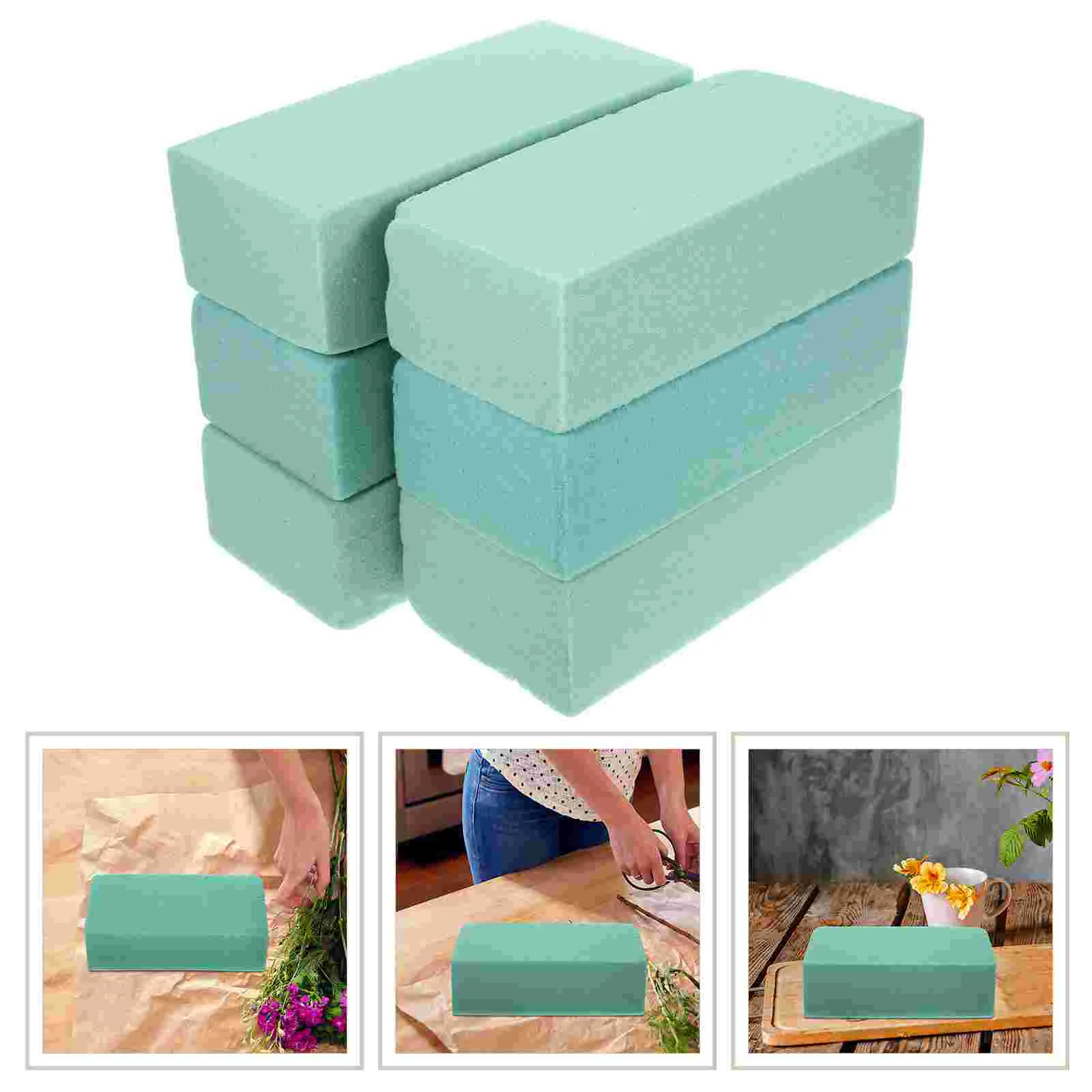 6PCS Floral Bricks Flower Green Bricks Flower Arrangement Brick Supplies for Florist Craft ( Green )
6PCS Floral Bricks Flower Green Bricks Flower Arrangement Brick Supplies for Florist Craft ( Green )