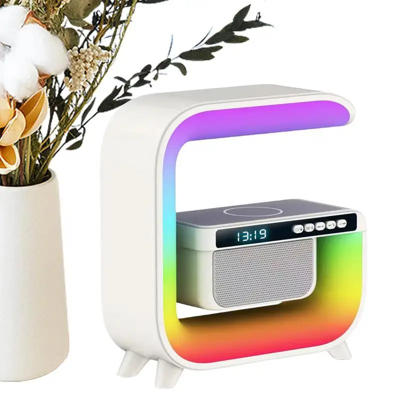 Светодиодная настольная лампа с беспроводной зарядкой, RGB, настольная лампа, прикроватная лампа, 6 цветов, изменяющийся Настольный светильник, приблизительно 15 Вт
Светодиодная настольная лампа с беспроводной зарядкой, RGB, настольная лампа, прикроватная лампа, 6 цветов, изменяющийся Настольный светильник, приблизительно 15 Вт