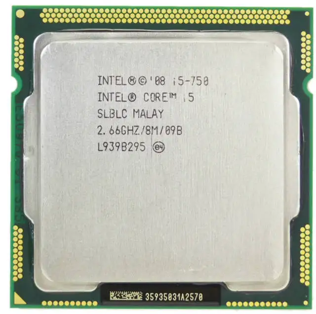 Бывший в употреблении процессор Intel Core i5 750 2,66 ГГц 8 МБ кэш LGA1156 настольный процессор I5-750
Бывший в употреблении процессор Intel Core i5 750 2,66 ГГц 8 МБ кэш LGA1156 настольный процессор I5-750