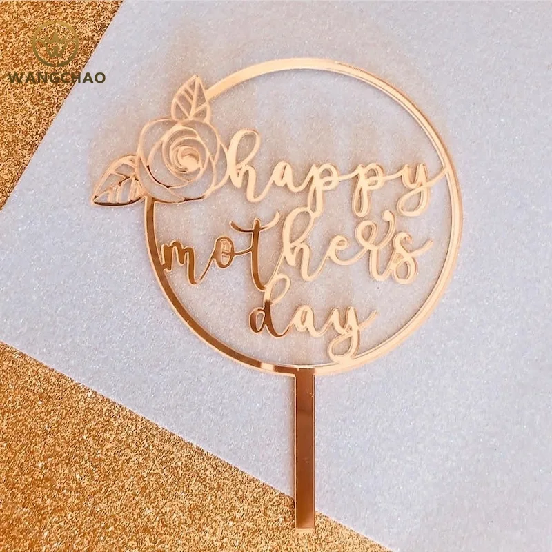 New Design Gold Flower Happy Mother's Day Cake Topper Party Supplies Decoration Cake Decorating Tools Baking Accessories
New Design Gold Flower Happy Mother's Day Cake Topper Party Supplies Decoration Cake Decorating Tools Baking Accessories
