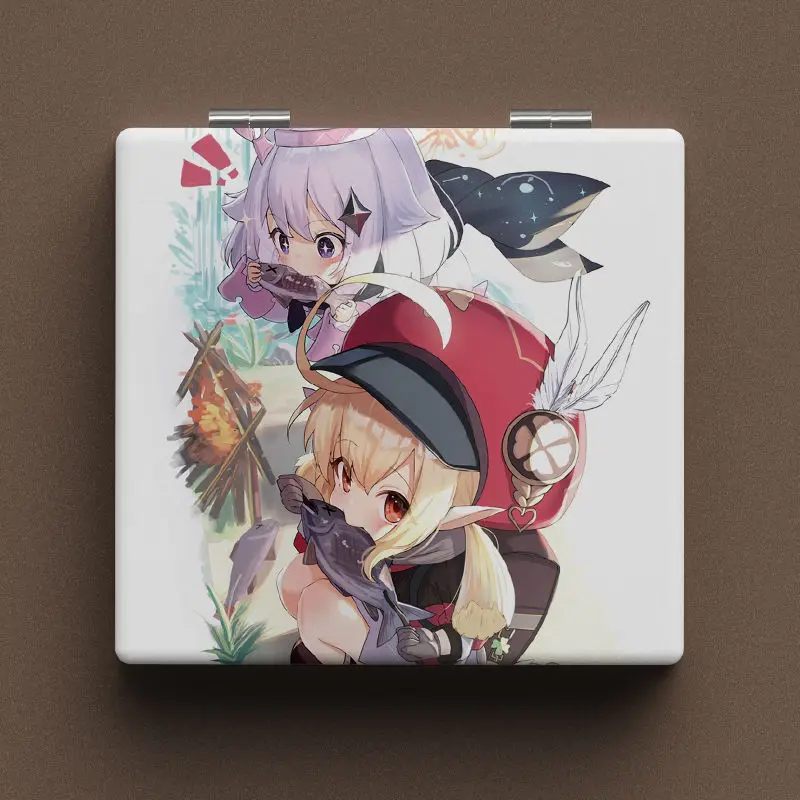 Ударная игра Genshin, милое зеркало для макияжа Klee Paimon, мультяшное портативное квадратное мини зеркало для туалетного столика, карманное косме...
Ударная игра Genshin, милое зеркало для макияжа Klee Paimon, мультяшное портативное квадратное мини зеркало для туалетного столика, карманное косме...