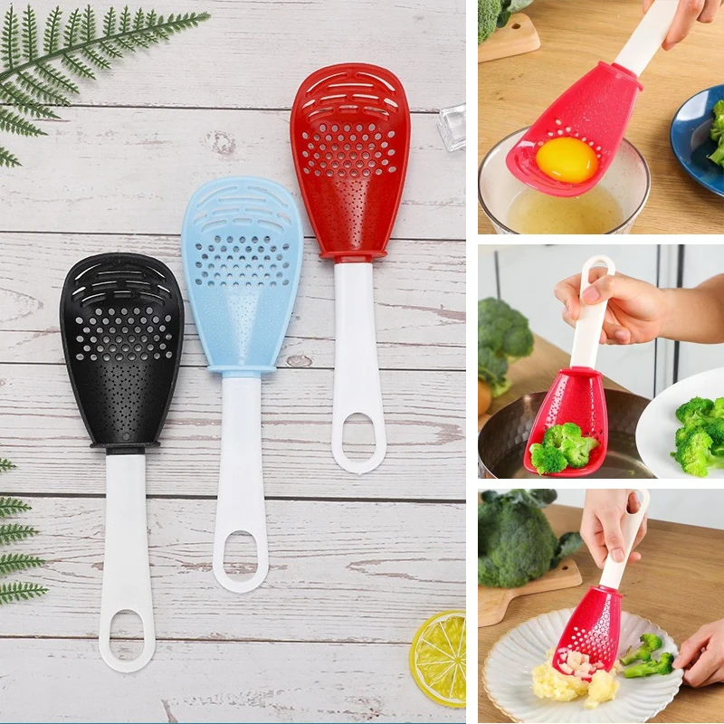 Multifunctional Filter Colander Household Kitchen Grinding Spoon Grinding Ginger Garlic Press Silicone Egg White Separator
Multifunctional Filter Colander Household Kitchen Grinding Spoon Grinding Ginger Garlic Press Silicone Egg White Separator