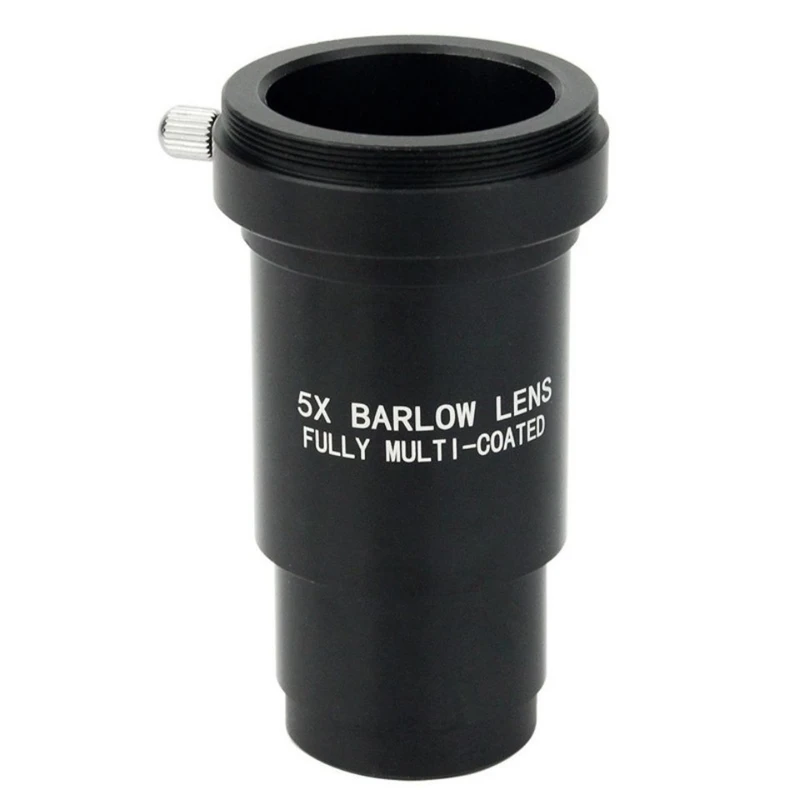 1.25 Inch/31.7mm 5x Barlow Lens 1.25'' Metal M42x0.75 Thread Astronomical Telescope Optical Lens Night Vision Eyepiece 5P0083+ 
1.25 Inch/31.7mm 5x Barlow Lens 1.25'' Metal M42x0.75 Thread Astronomical Telescope Optical Lens Night Vision Eyepiece 5P0083+