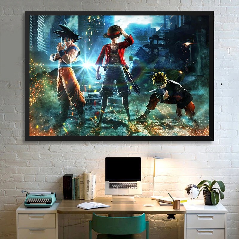 One Piece Dragon Ball Japanese Anime Canvas Painting Luffy Goku Naruto Poster Wall Art Prints Home Children's Bedroom Decoration
One Piece Dragon Ball Japanese Anime Canvas Painting Luffy Goku Naruto Poster Wall Art Prints Home Children's Bedroom Decoration