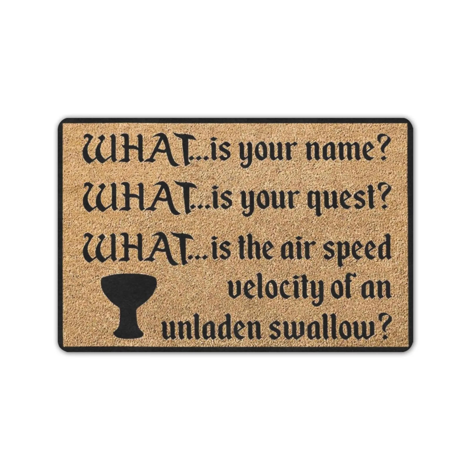 Monty Python and The Holy Grail Door Mat Death Bridge Modern Floor Mat Funny Doormat Unique Birthday Present Housewarming Rug
Monty Python and The Holy Grail Door Mat Death Bridge Modern Floor Mat Funny Doormat Unique Birthday Present Housewarming Rug