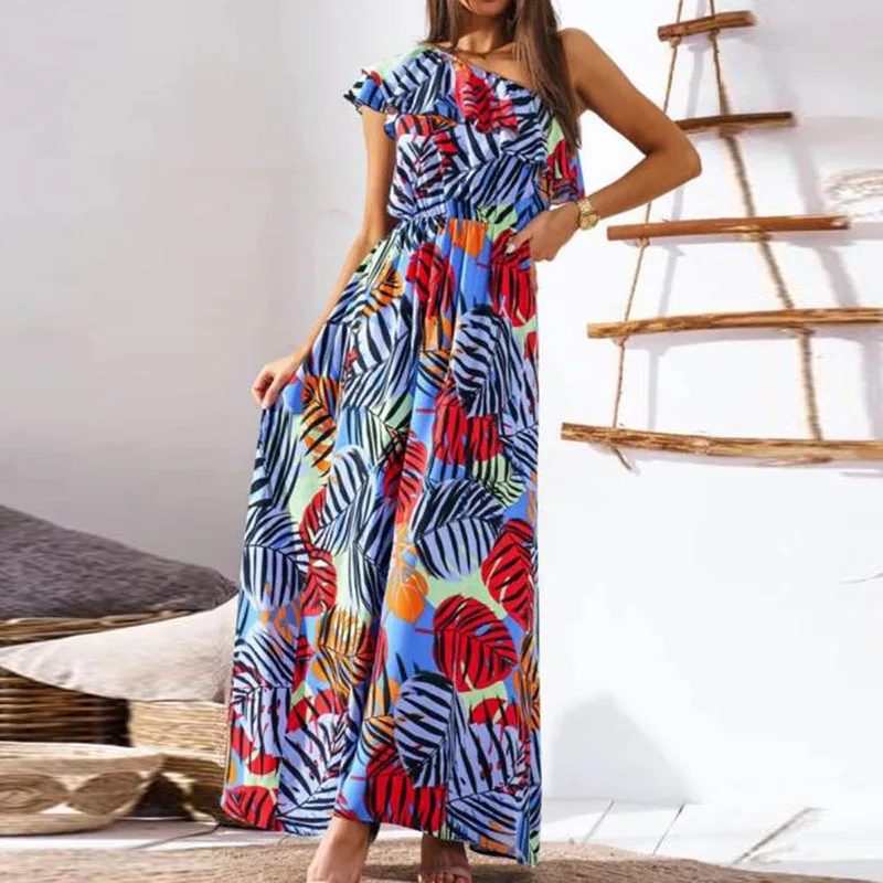 Women's Printed Short Sleeve Commuter High Waist Clothing 2022 Summer New Elegant Style Dress for Women Long Maxi Dress
Women's Printed Short Sleeve Commuter High Waist Clothing 2022 Summer New Elegant Style Dress for Women Long Maxi Dress
