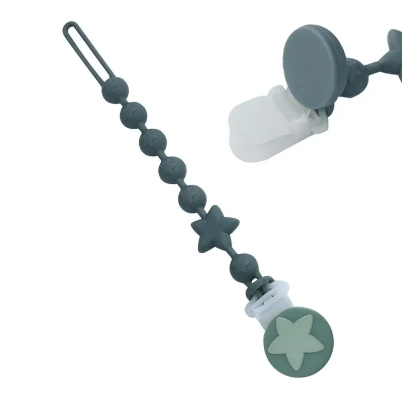 Silicone Pacifier Holder Safety Strap Teether Harness Teether Anti-Drop Chain Clip Toddler Travel Essential Pacifier Chain Gift
Silicone Pacifier Holder Safety Strap Teether Harness Teether Anti-Drop Chain Clip Toddler Travel Essential Pacifier Chain Gift