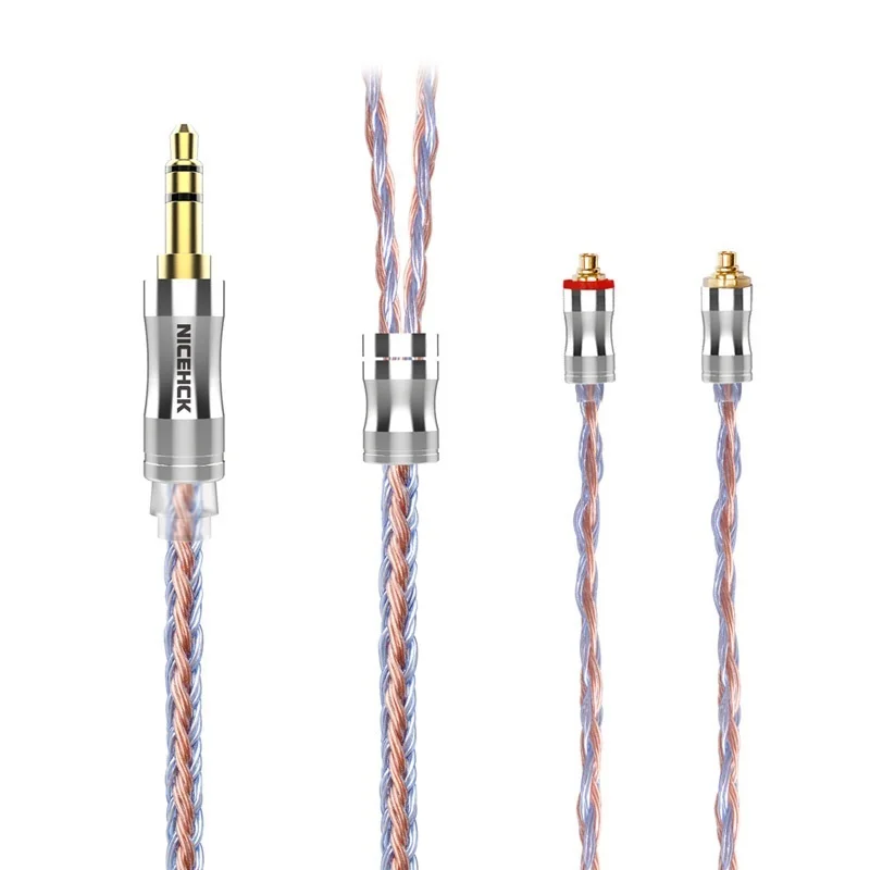 

C24-5 24-жильный посеребренный медный кабель для гарнитуры из чистой меди 3,5 мм/2,5 мм/4,4 мм MMCX/NX7/QDC/0,78 2Pin для EBX21 YTAO