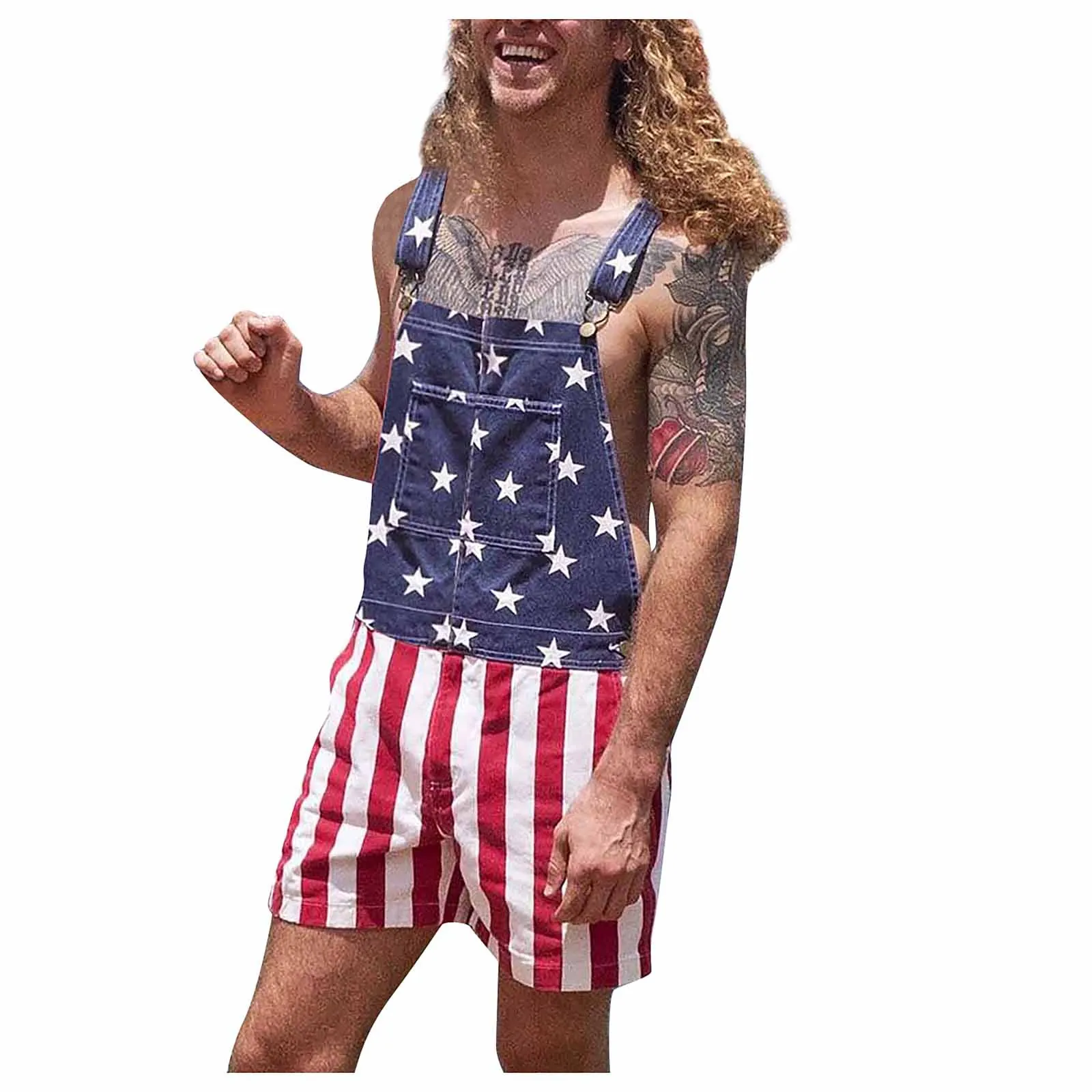 Independence Day Bib Overalls For Man Suspender Pants Men's Jeans Jumpsuits High Street Distressed Autumn Fashion Denim Male
Independence Day Bib Overalls For Man Suspender Pants Men's Jeans Jumpsuits High Street Distressed Autumn Fashion Denim Male