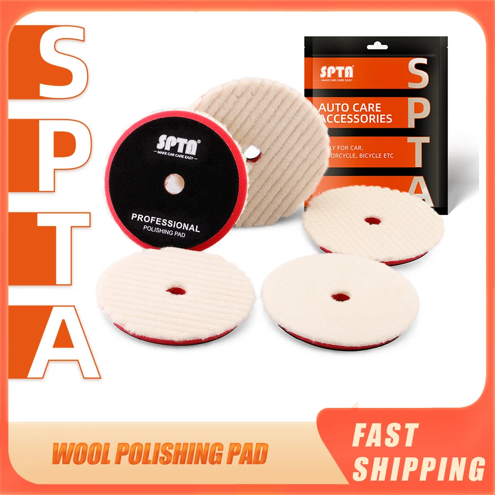 SPTA 3/5/6 Inch Japan Wool Polishing Pad Buffing Pads For Car Polisher Kit Wool Finish Polishing Pad Heavy Cutting Polishing Pad
SPTA 3/5/6 Inch Japan Wool Polishing Pad Buffing Pads For Car Polisher Kit Wool Finish Polishing Pad Heavy Cutting Polishing Pad