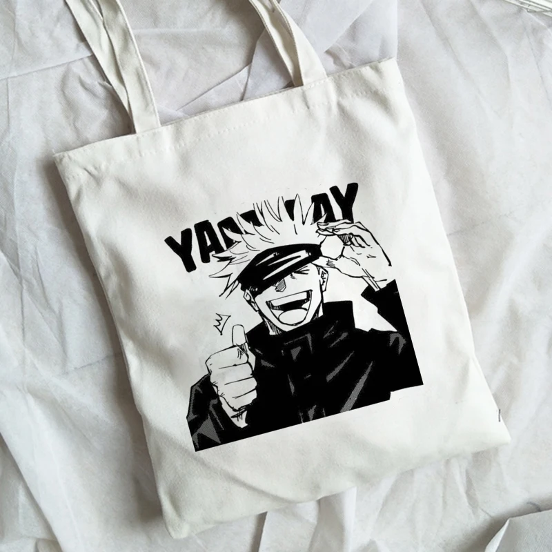 Hot Japanese Anime Jujutsu Kaisen Tote Bag Shopping Bag Harajuku Unisex Casual Handbag Shopper Shoulder Bags Canvas Bag Women
Hot Japanese Anime Jujutsu Kaisen Tote Bag Shopping Bag Harajuku Unisex Casual Handbag Shopper Shoulder Bags Canvas Bag Women