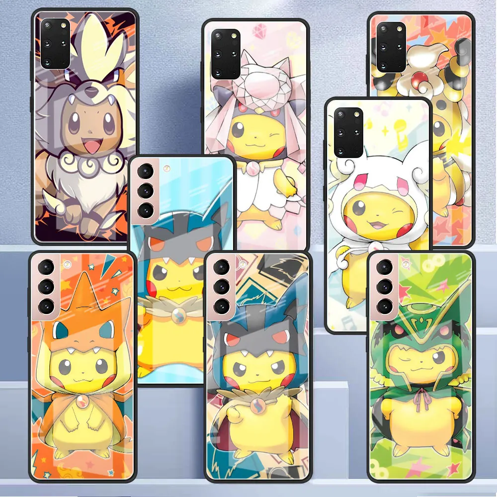 Glass Case For Samsung Galaxy S20 FE S22 Ultra S21 Plus Note 20 S10 Lite 10 S10e S9 Tempered Phone Cover Funny Pokemon Pikachu
Glass Case For Samsung Galaxy S20 FE S22 Ultra S21 Plus Note 20 S10 Lite 10 S10e S9 Tempered Phone Cover Funny Pokemon Pikachu