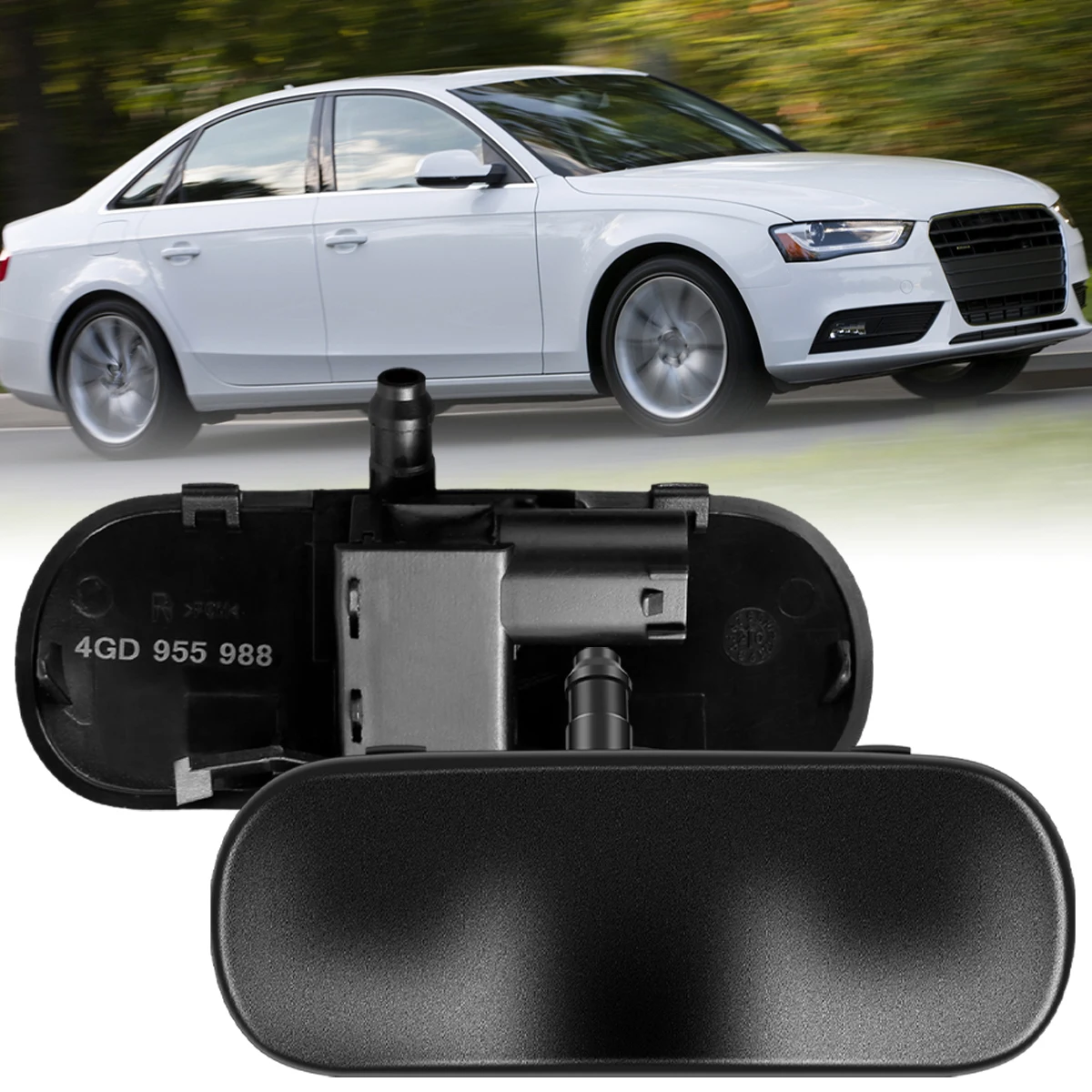 Новые 2 шт. форсунки омывателя, совместимые с Audi A3 A4 A5 A6 A7 A8 Q3 Q5 Q7 TT, многоразовые, искусственные, пластиковые, передние
Новые 2 шт. форсунки омывателя, совместимые с Audi A3 A4 A5 A6 A7 A8 Q3 Q5 Q7 TT, многоразовые, искусственные, пластиковые, передние