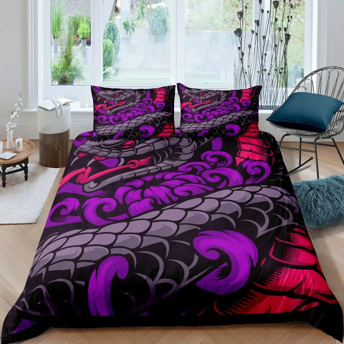 3D Snake Style Bedding Set For Bedroom Soft Bedspreads For Bed Linen Comefortable Quilt And Pillowcase Duvet Cover
3D Snake Style Bedding Set For Bedroom Soft Bedspreads For Bed Linen Comefortable Quilt And Pillowcase Duvet Cover