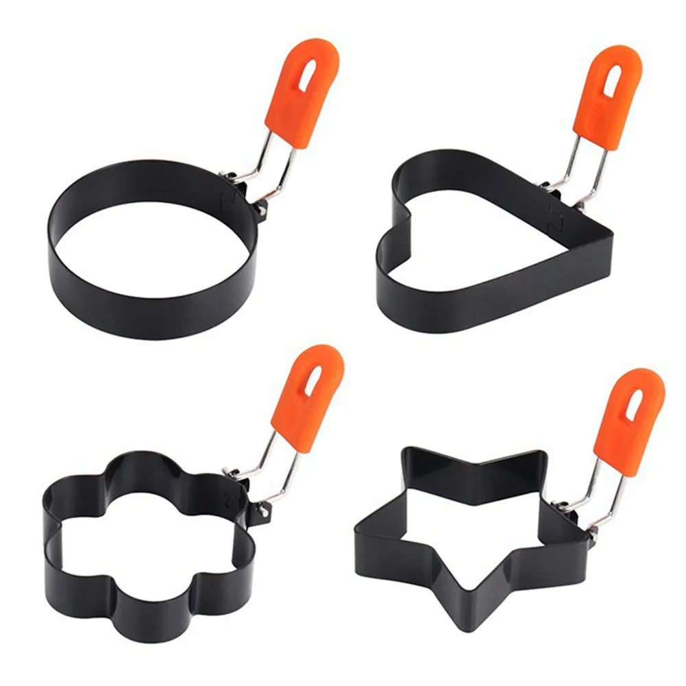 4 Shapes Egg Fried Mold Stainless Steel Egg Rings Shaper Pancakes Mold DIY Breakfast Egg Pancake Rings Sandwich Cooking Tools
4 Shapes Egg Fried Mold Stainless Steel Egg Rings Shaper Pancakes Mold DIY Breakfast Egg Pancake Rings Sandwich Cooking Tools