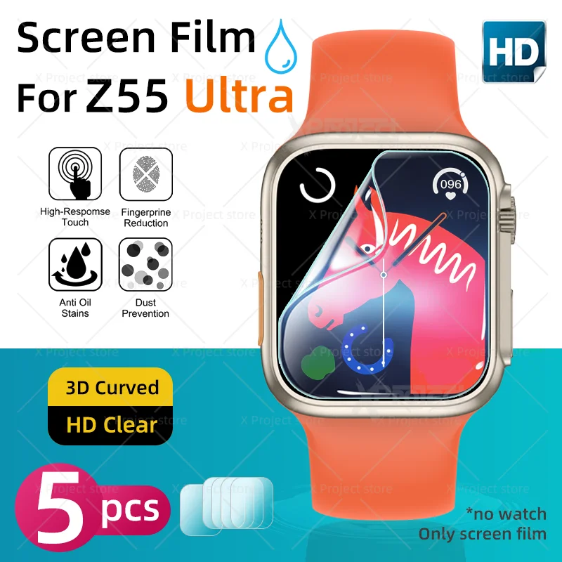 Защитная пленка для смарт-часов Z55 Ultra, Гидрогелевая пленка для часов Z55Ultra, мягкая пленка HD с защитой от царапин, не стекло серии 8
Защитная пленка для смарт-часов Z55 Ultra, Гидрогелевая пленка для часов Z55Ultra, мягкая пленка HD с защитой от царапин, не стекло серии 8