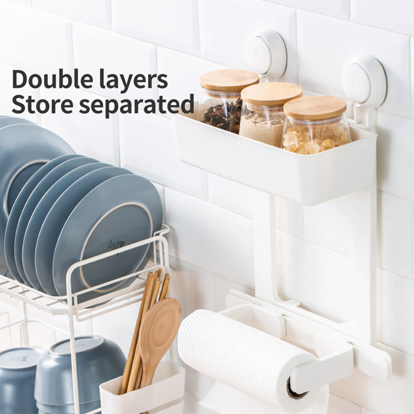 Removable Wall-mounted Reusable Rack Rack Cup Hanging Suction And Glass Rolling Tray Vegetable Rack for Kitchen with Net Cover
Removable Wall-mounted Reusable Rack Rack Cup Hanging Suction And Glass Rolling Tray Vegetable Rack for Kitchen with Net Cover