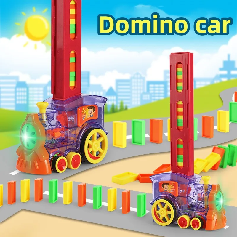Electric Toy Domino Small Train Childrens Automatic Licensing Of Electric Train Educational Toys
Electric Toy Domino Small Train Childrens Automatic Licensing Of Electric Train Educational Toys