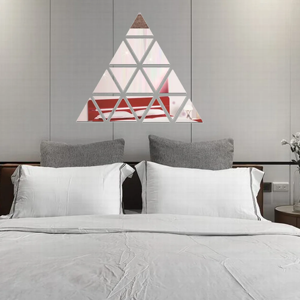 1 Set of Decorative Acrylic Mirror Surface Wall Sticker Triangles Pyramid Wall Sticker Removable Wall Decor for Home
1 Set of Decorative Acrylic Mirror Surface Wall Sticker Triangles Pyramid Wall Sticker Removable Wall Decor for Home