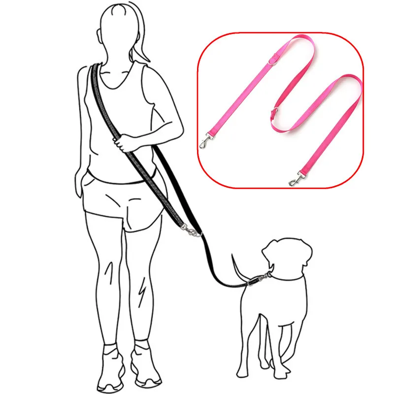 Dog Leash Hands Free Dog Leash Multi Functional Double Leashes for 2 Dogs Walking Reflective Dogs Leashes Running Pet Chain Rope
Dog Leash Hands Free Dog Leash Multi Functional Double Leashes for 2 Dogs Walking Reflective Dogs Leashes Running Pet Chain Rope