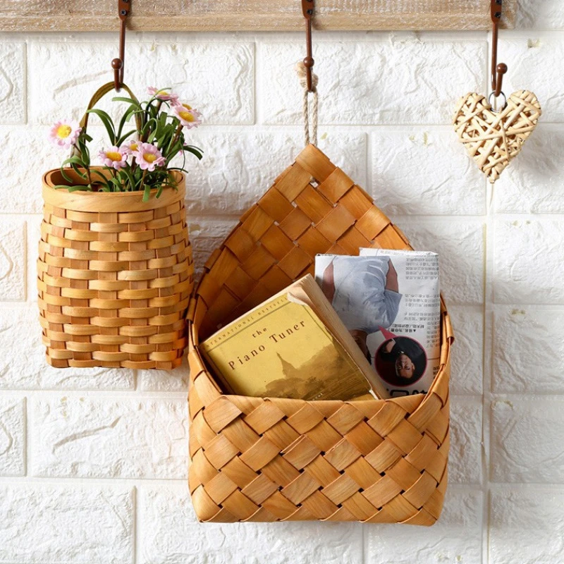 Nordic Storage Basket Fruit Flower Baskets Woven Hanging Basketry Home Kitchen Decor Sundries Organizer Wood Hoppet With Handle
Nordic Storage Basket Fruit Flower Baskets Woven Hanging Basketry Home Kitchen Decor Sundries Organizer Wood Hoppet With Handle