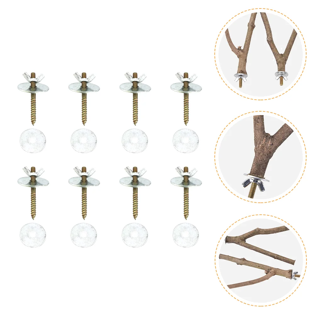 8 Sets Hammock Bird Perch Cage Animals Bird Cage Perch Screws Bird Cage Supplies for Stand Birdcage
8 Sets Hammock Bird Perch Cage Animals Bird Cage Perch Screws Bird Cage Supplies for Stand Birdcage