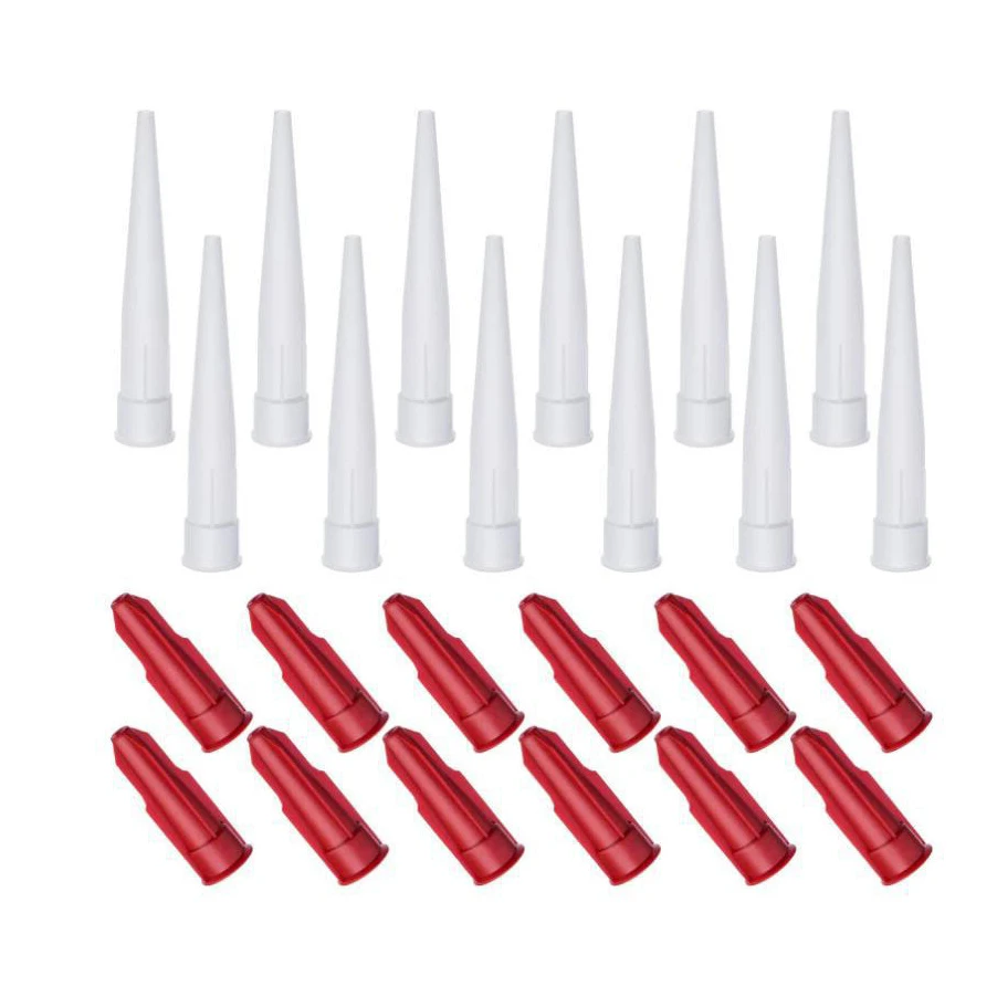 12pcs Mastic Silicone Sealant Spare Nozzles Plastic Sealant Scraper Tool Caulking Gun Nozzles Glass Glue Caulking Tip Applicator
12pcs Mastic Silicone Sealant Spare Nozzles Plastic Sealant Scraper Tool Caulking Gun Nozzles Glass Glue Caulking Tip Applicator
