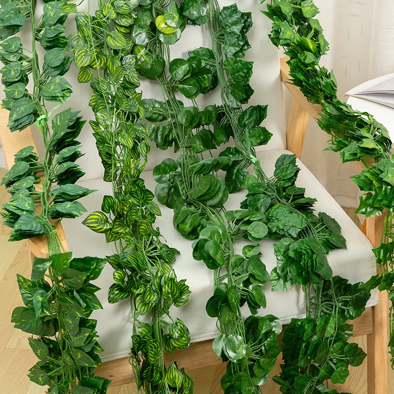 Green Silk Artificial Hanging Leaf Garland 12/36/60pcs Plants Vine Leaves Home Garden DIY Chrimstas Festival Event Wedding Decor
Green Silk Artificial Hanging Leaf Garland 12/36/60pcs Plants Vine Leaves Home Garden DIY Chrimstas Festival Event Wedding Decor