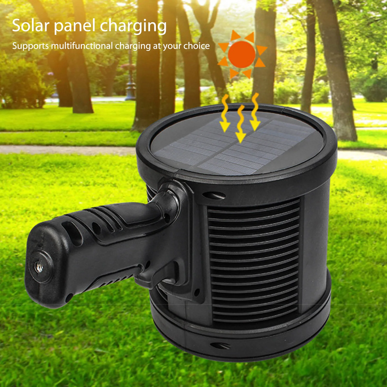 USB LED Spot Light Handheld Solar Portable Lantern High-power Fixed-focus Power Display Power Bank with Tripod Outdoor Equipment
USB LED Spot Light Handheld Solar Portable Lantern High-power Fixed-focus Power Display Power Bank with Tripod Outdoor Equipment