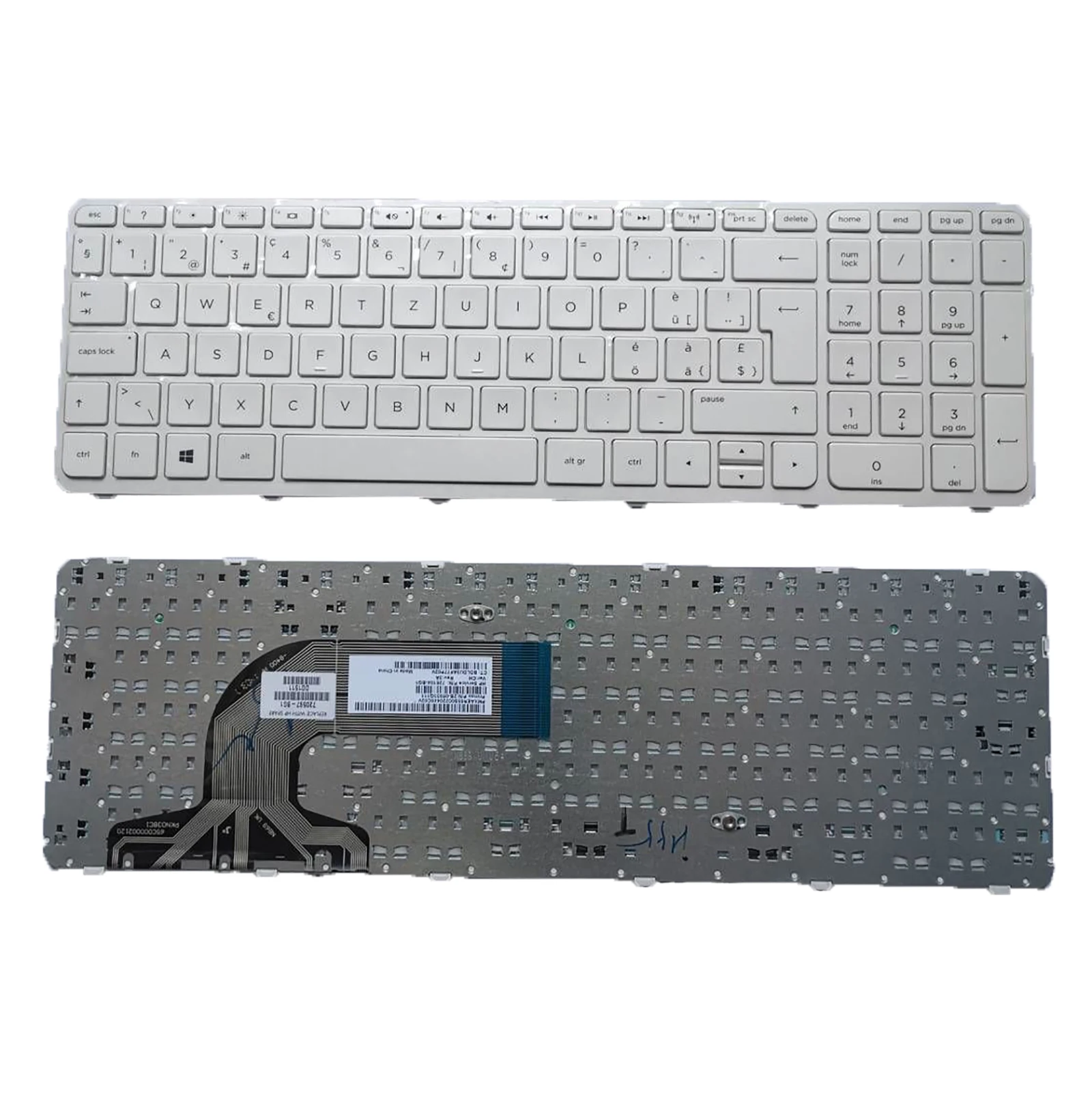 New Schweiz white KEYBOARD FOR HP Pavillion15-N 15-E 15-H 15-S TPN-Q130 Q132 Q121 Q118 C117
New Schweiz white KEYBOARD FOR HP Pavillion15-N 15-E 15-H 15-S TPN-Q130 Q132 Q121 Q118 C117